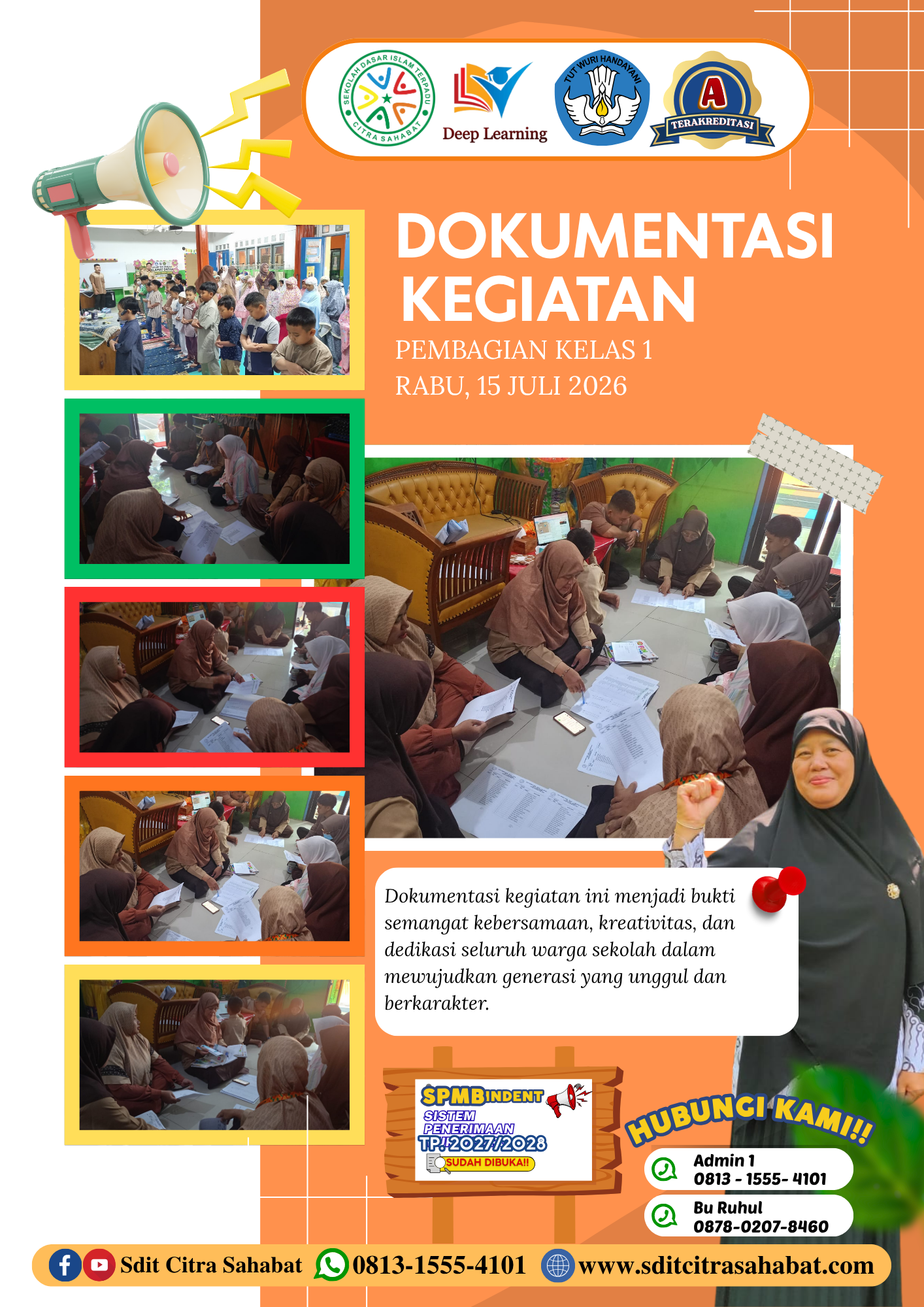 Kegiatan Pembagian Kelas 1
