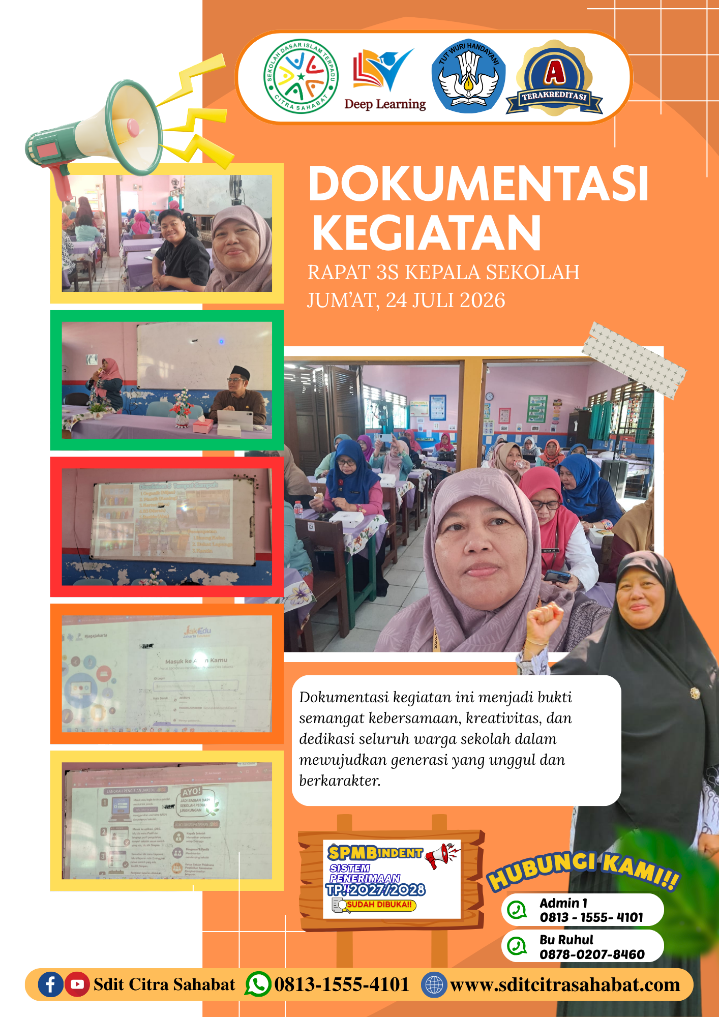 Kegiatan Rapat K3 Kepala Sekolah